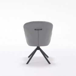 Clara Swivel Dining Chair Grey